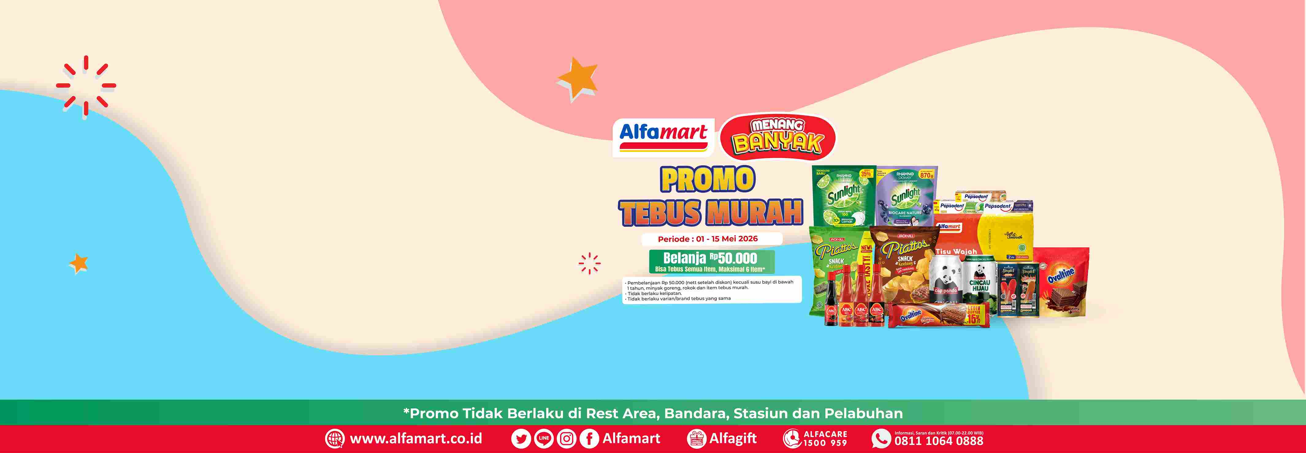 Banner promo Promo Tebus Murah Alfamart