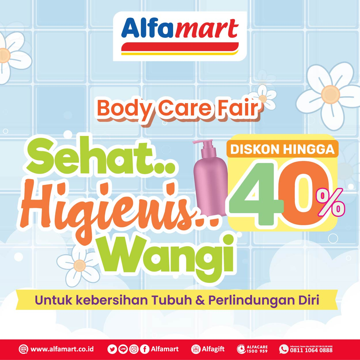 Banner BODY CARE FAIR Alfamart