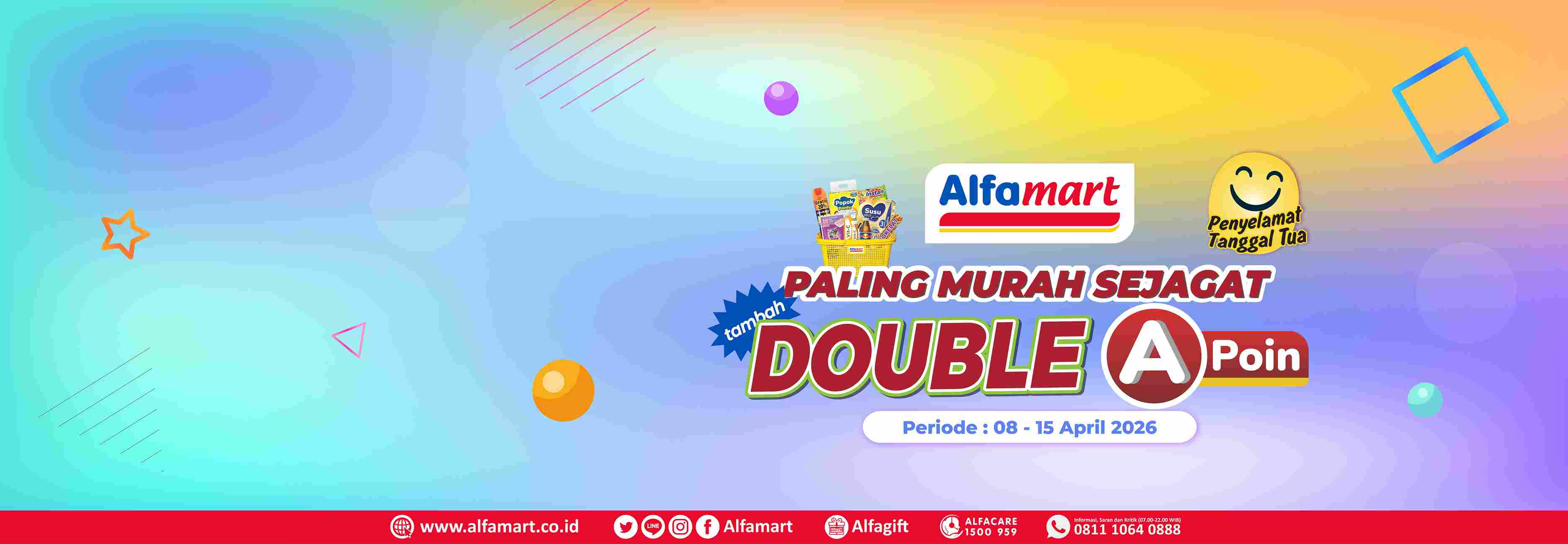 Banner promo PMS (PALING MURAH SEJAGAT) Alfamart