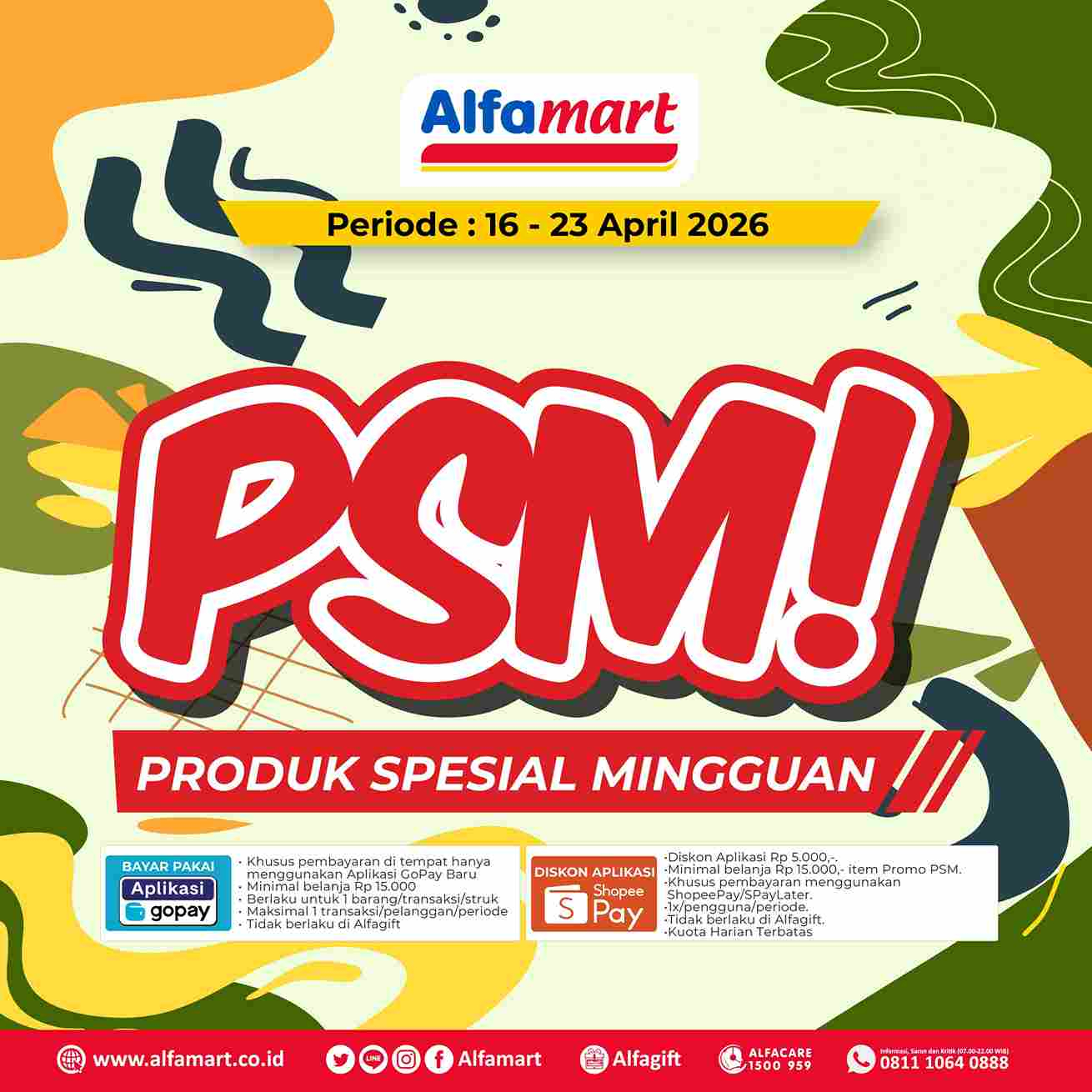 Banner Produk Spesial Mingguan (PSM) Alfamart