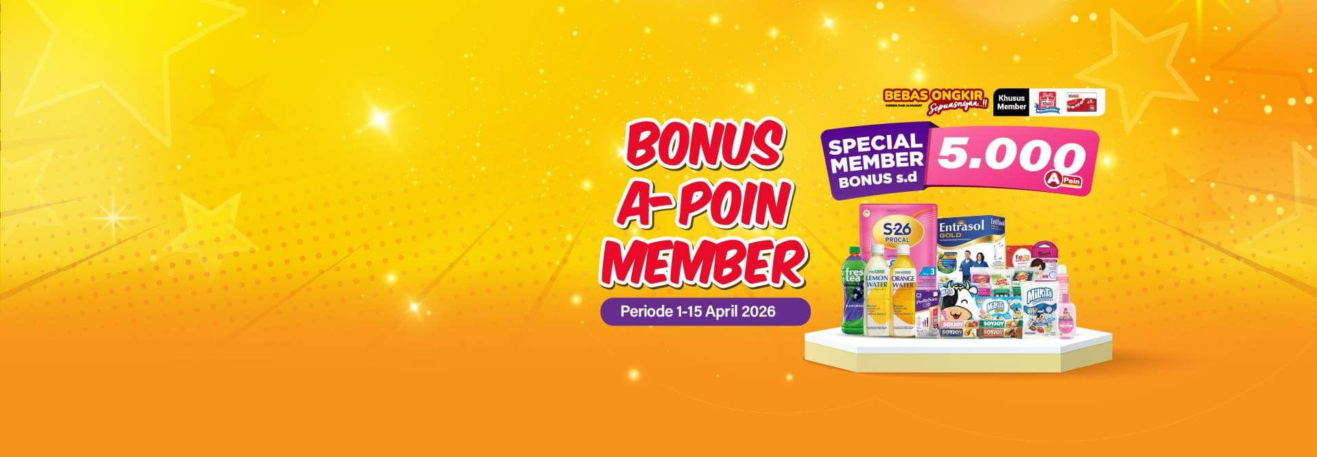Desktop version banner Bonus A-Poin Member