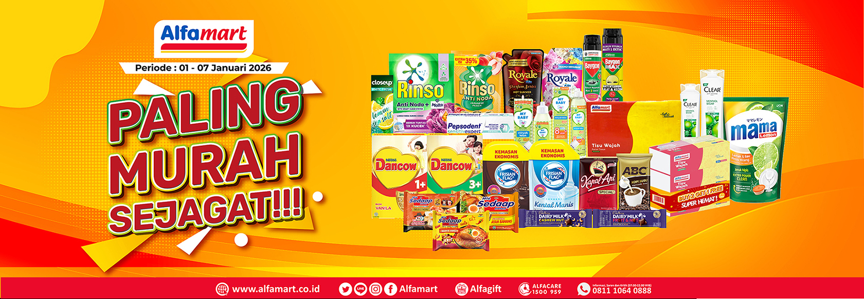 Banner promo PMS (PALING MURAH SEJAGAT) Alfamart