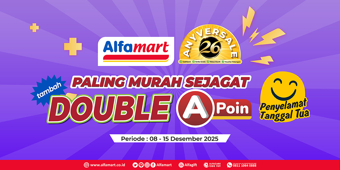 Promo Double Poin Alfamart
