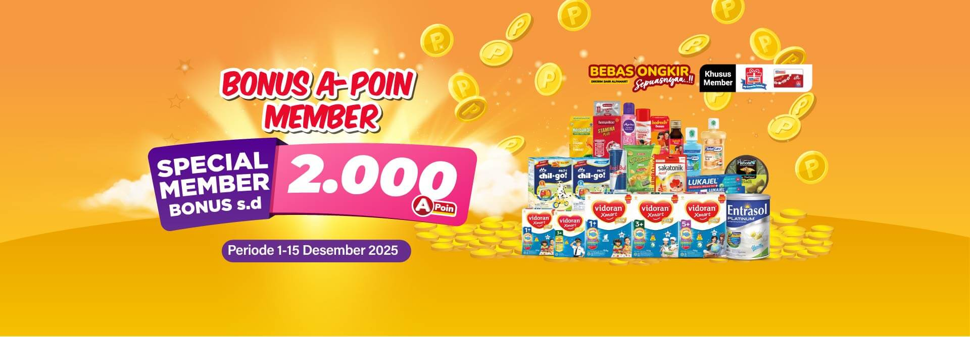 Promo Bonus Poin Member Alfamart Alfamart