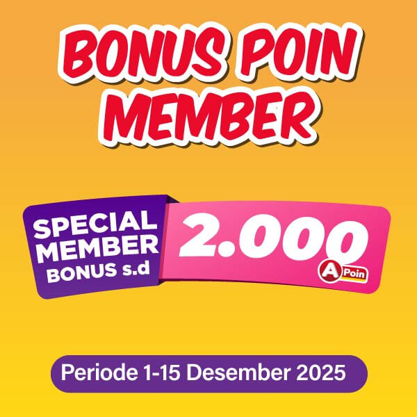 Banner Bonus Poin Member Alfamart Alfamart