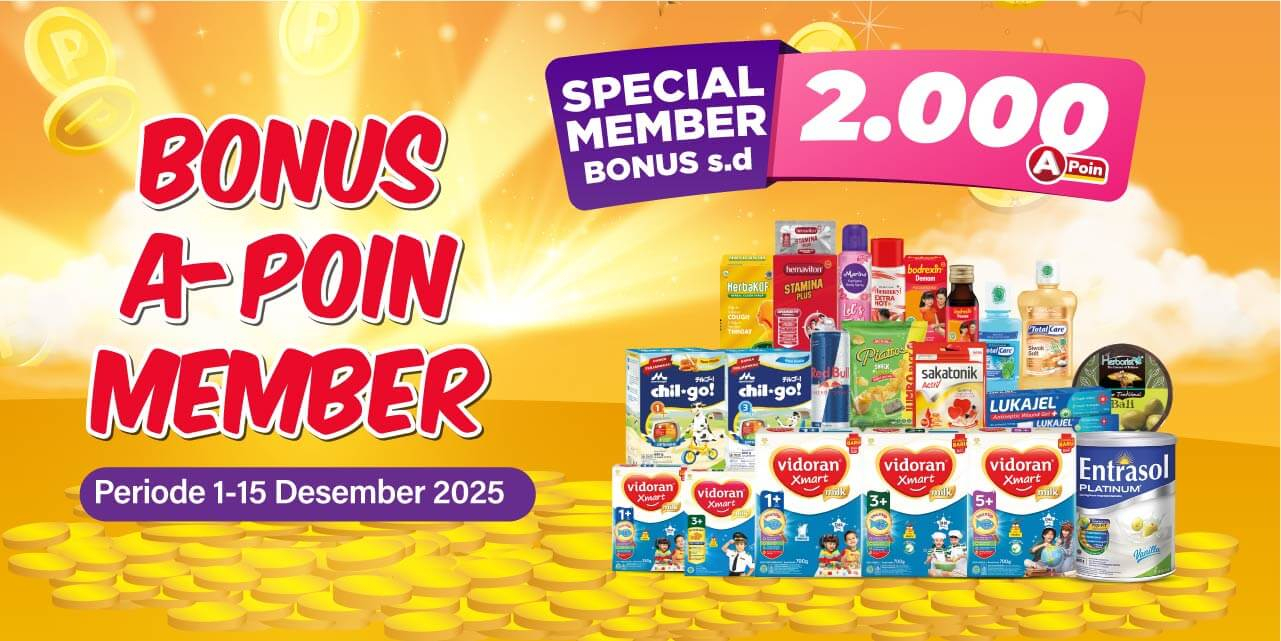 Mobile version banner BONUS A-POIN MEMBER