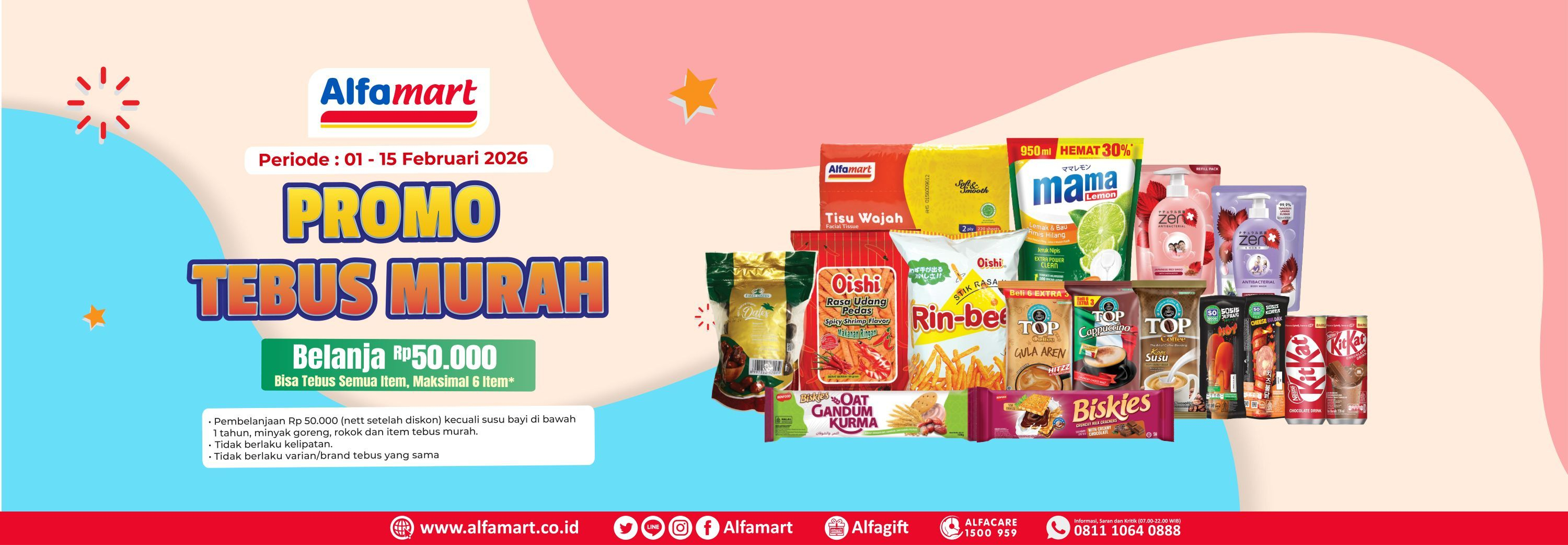 Banner promo Promo Tebus Murah Alfamart
