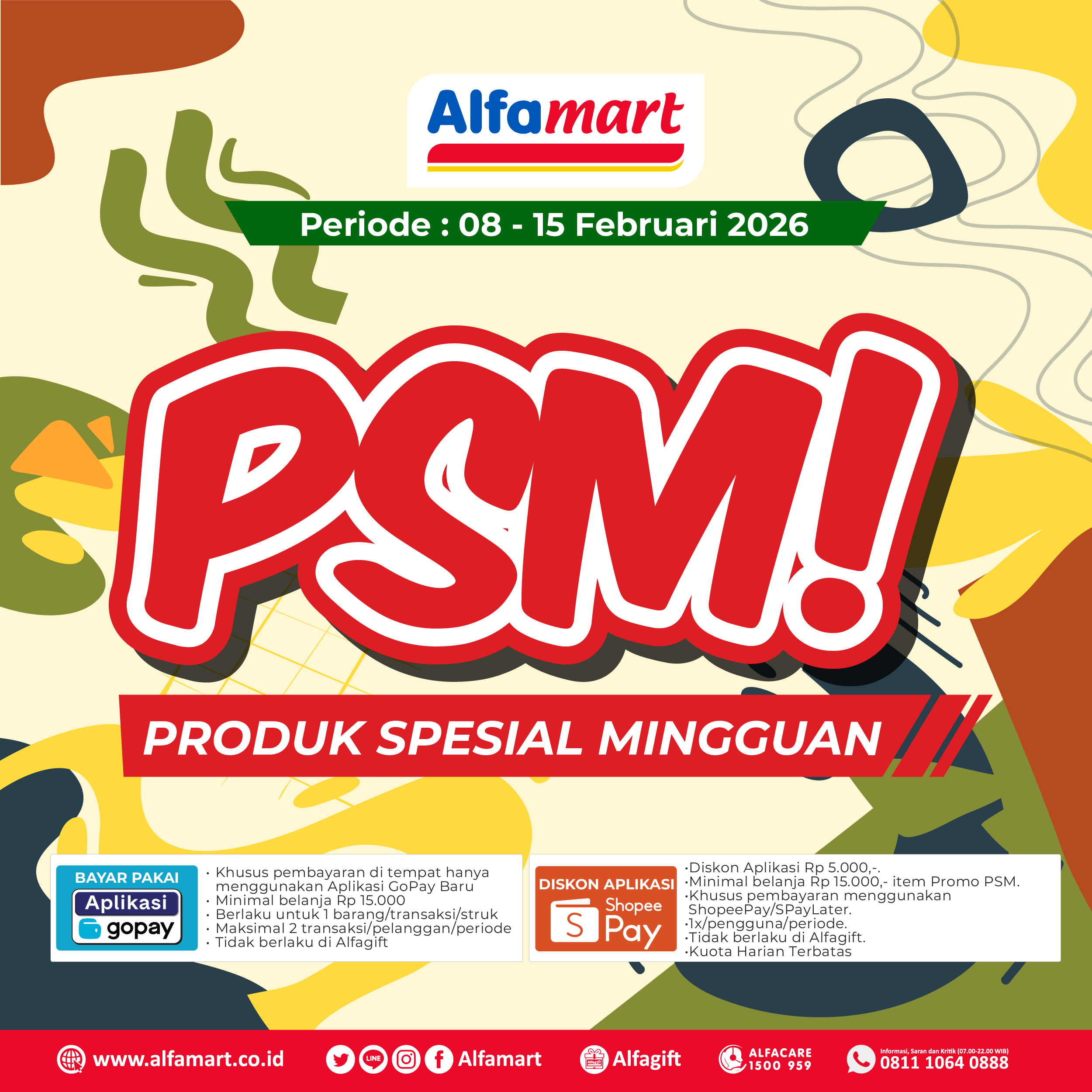 Banner Promo Spesial Mingguan (PSM) Alfamart