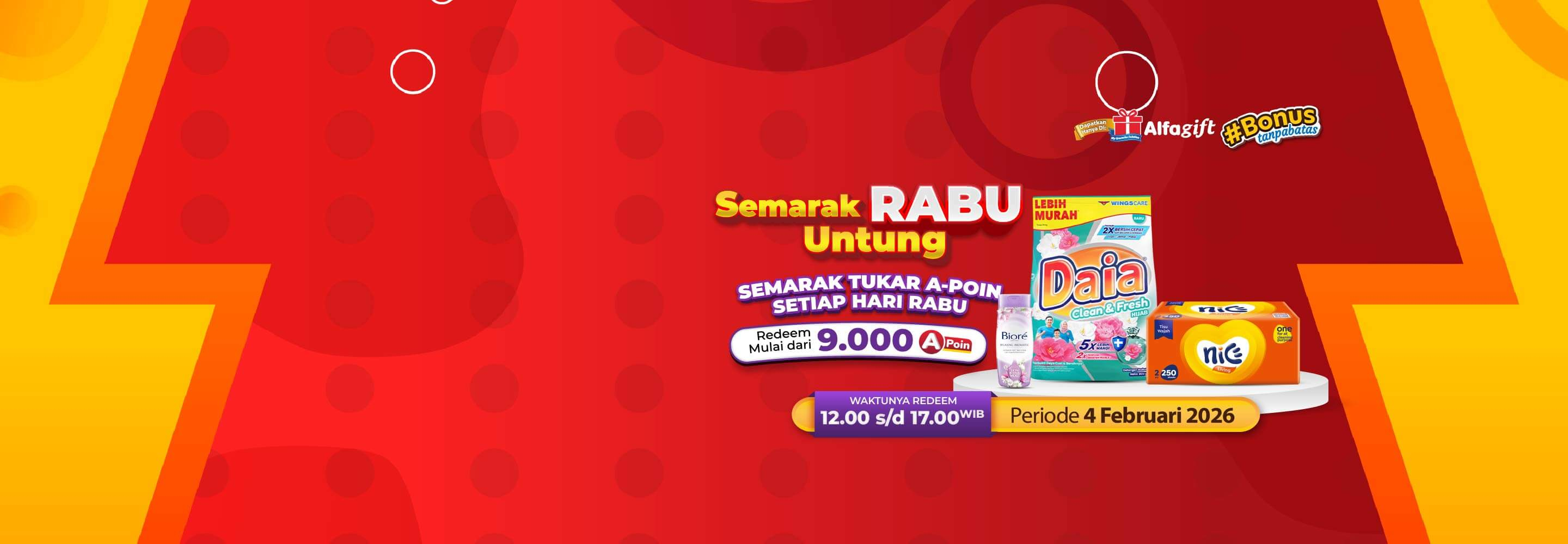 Desktop version banner Promo SERBU Alfamart