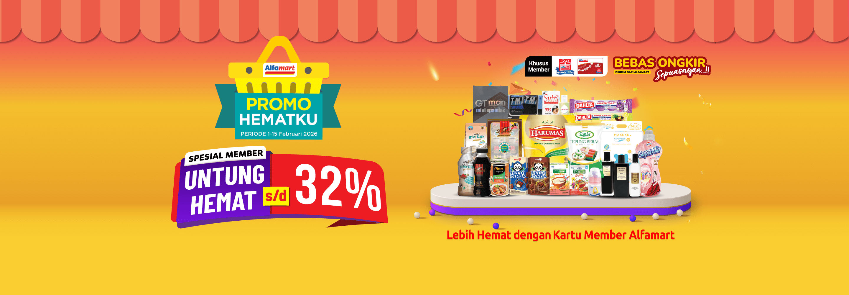 Banner promo Promo Member Hematku Alfamart