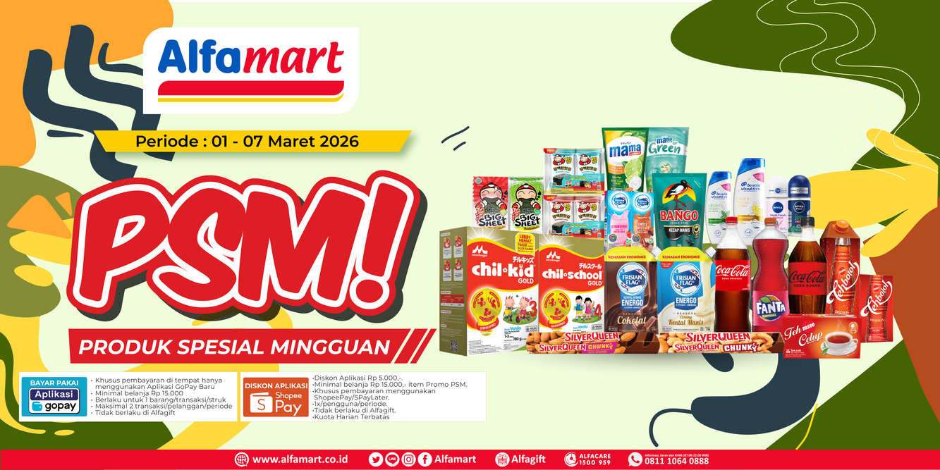 Mobile version banner Produk Spesial Mingguan (PSM)