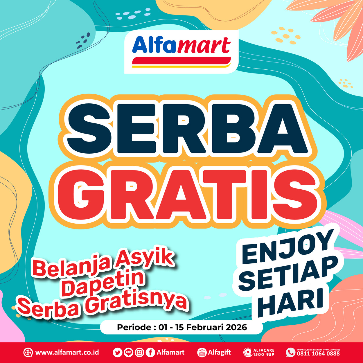 Banner PROMO SERBA GRATIS Alfamart