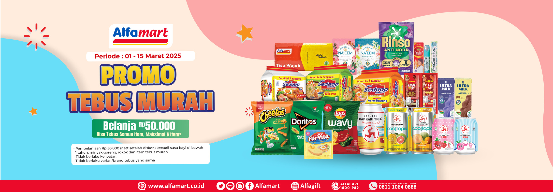 Banner promo Promo Tebus Murah Alfamart