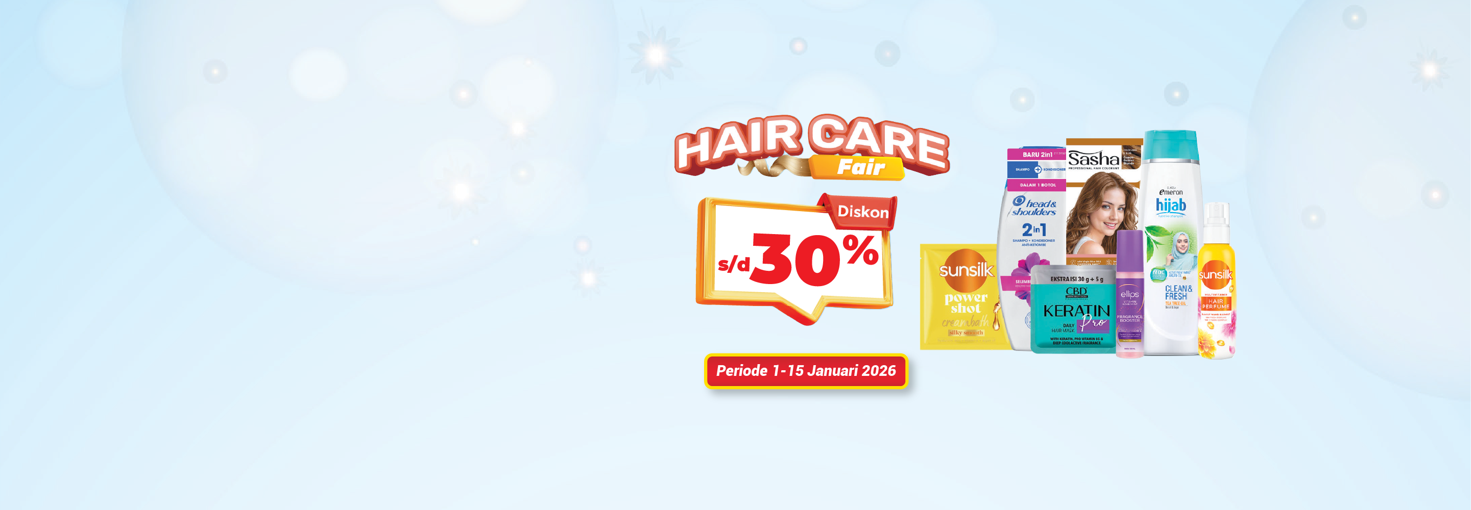 Banner promo Promo Hair Care Alfamart Alfamart