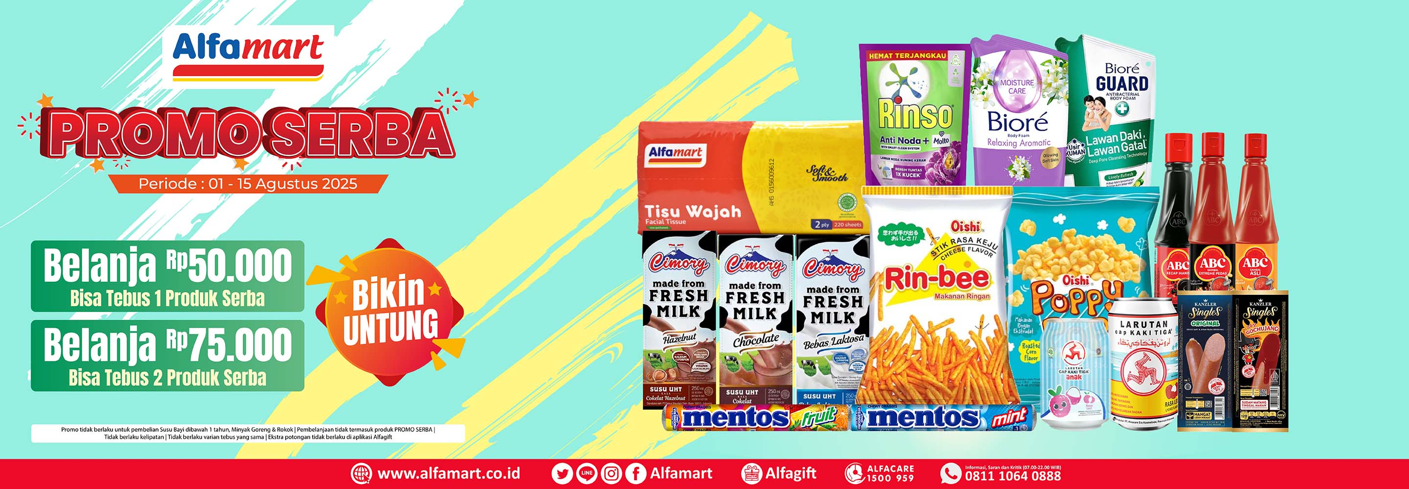 Banner promo PROMO SERBA 5RB Alfamart