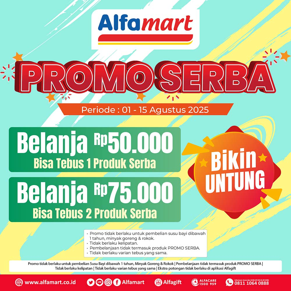 Banner PROMO SERBA 5RB Alfamart