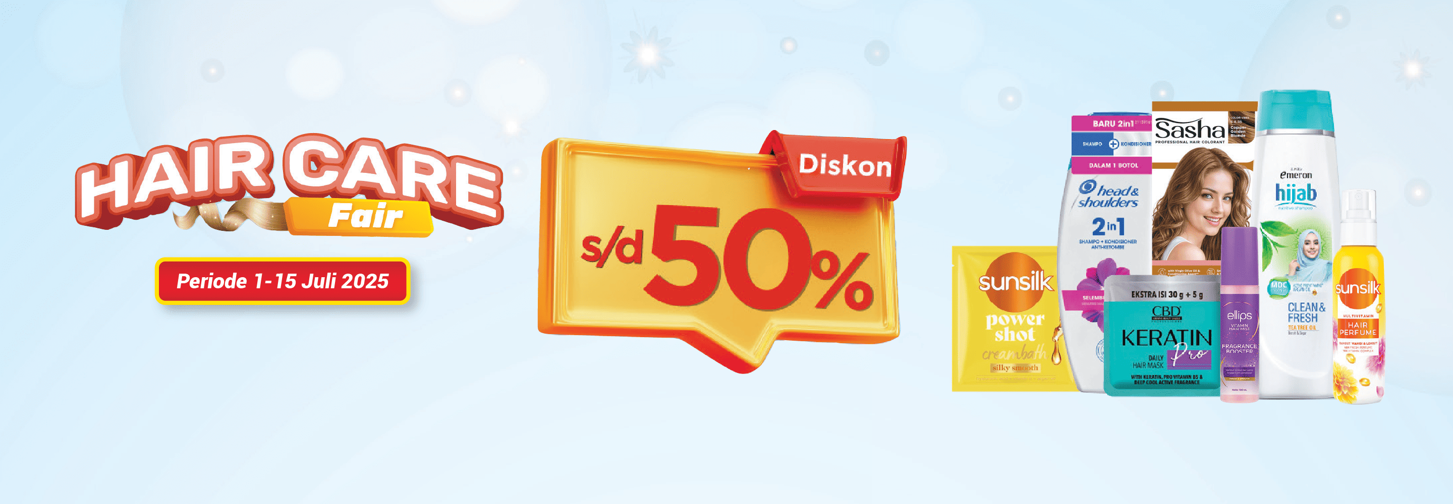 Banner promo Promo Hair Care Alfamart Alfamart