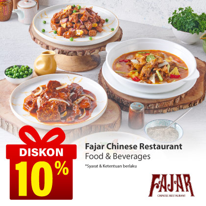 Special Offer FAJAR CHINESE RESTAURANT