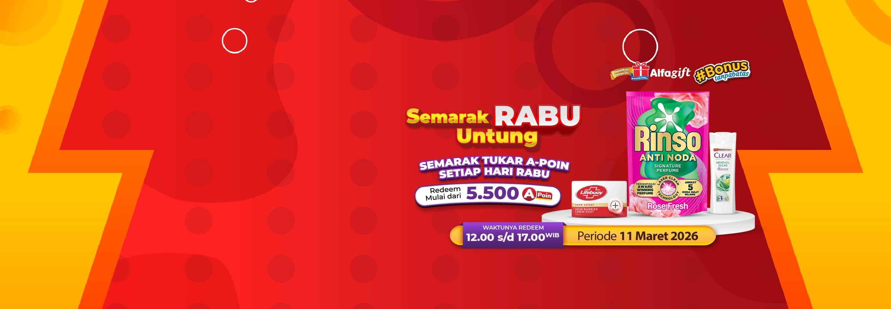 Desktop version banner Promo SERBU Alfamart