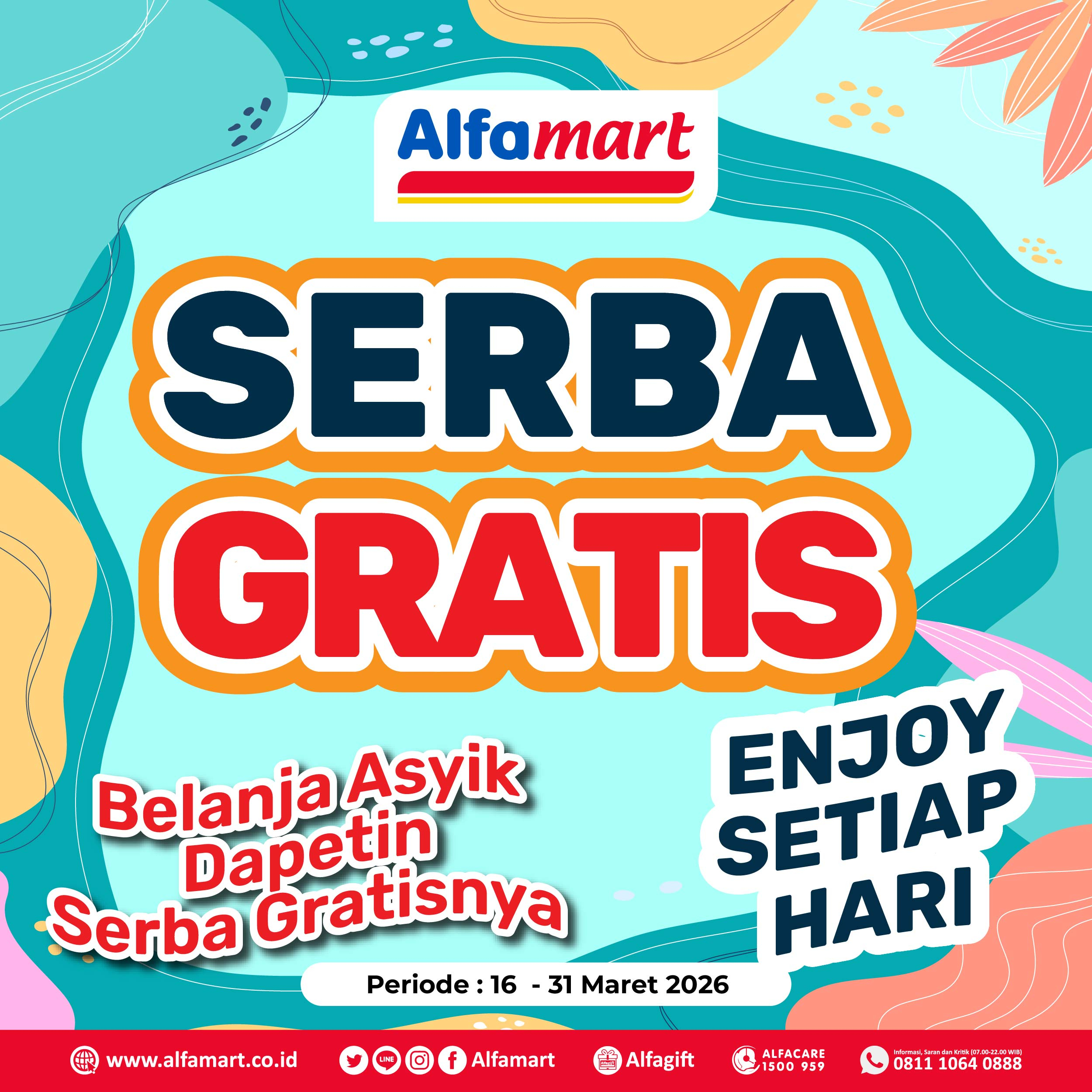 Banner PROMO SERBA GRATIS Alfamart