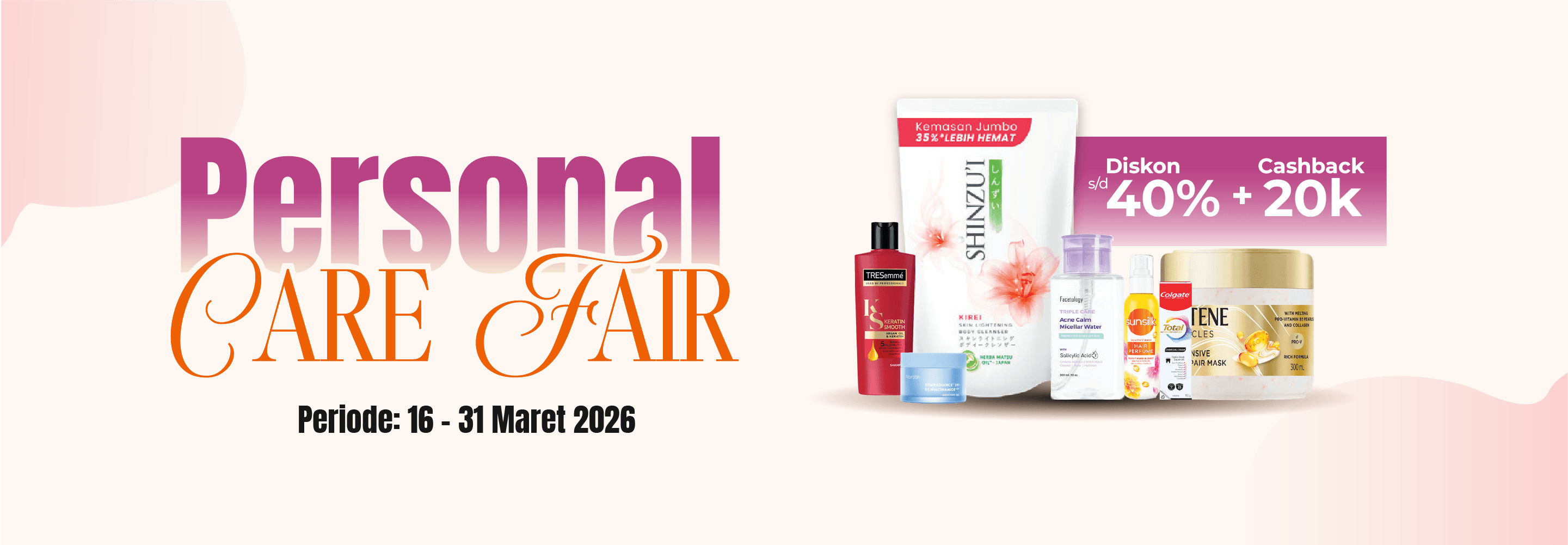 Banner promo Promo Personal Care Fair Alfamart