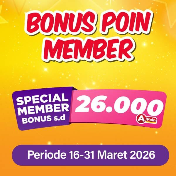 Banner Bonus Poin Member Alfamart Alfamart