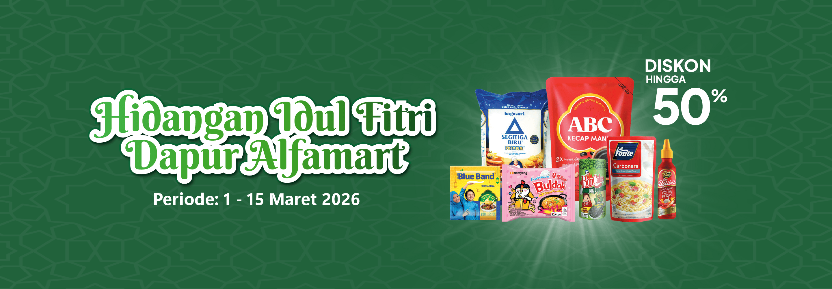Banner promo Hidangan Idul Fitri Dapur Alfamart Alfamart