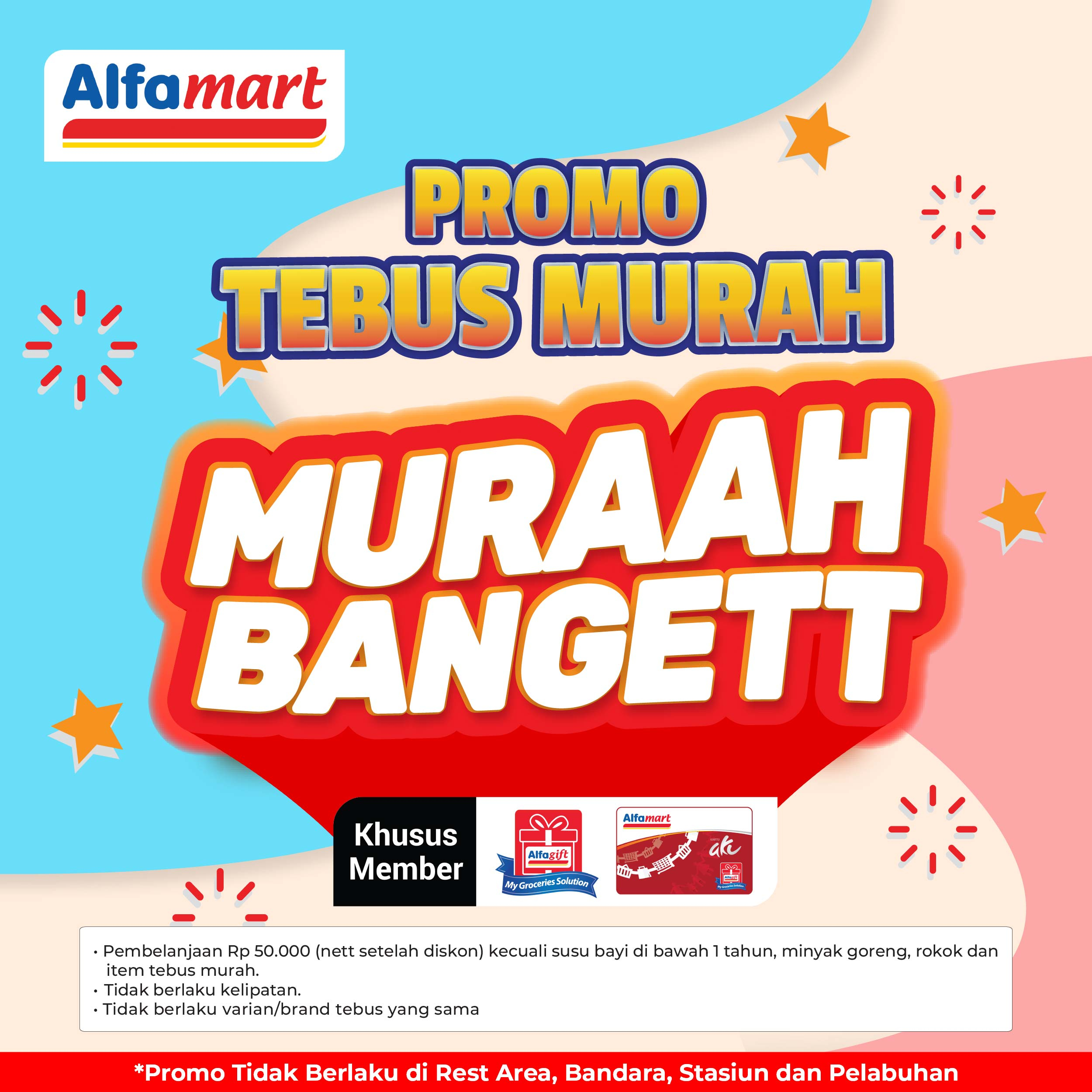 Banner TEBUS MURAH Alfamart
