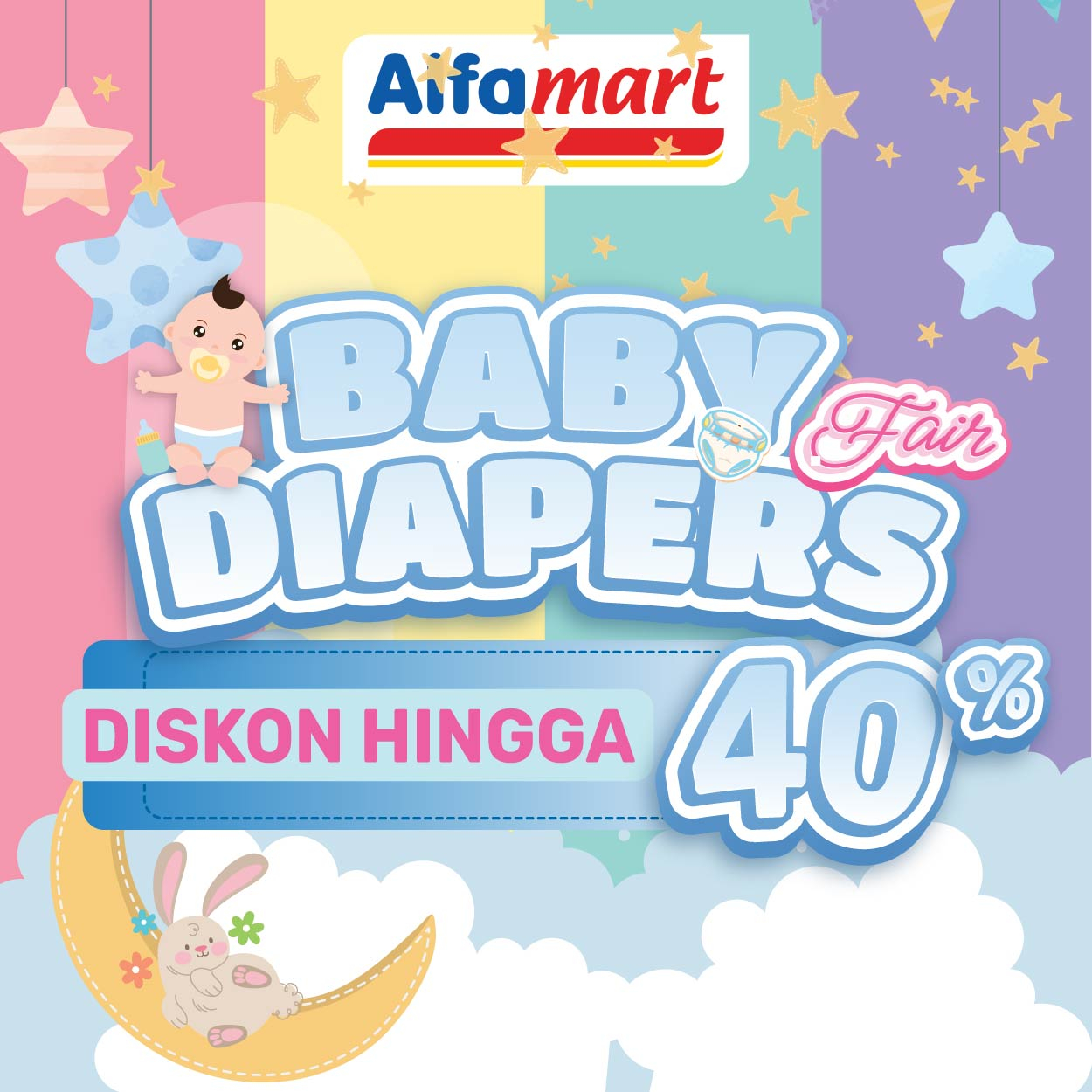 Banner BABY DIAPERS FAIR Alfamart