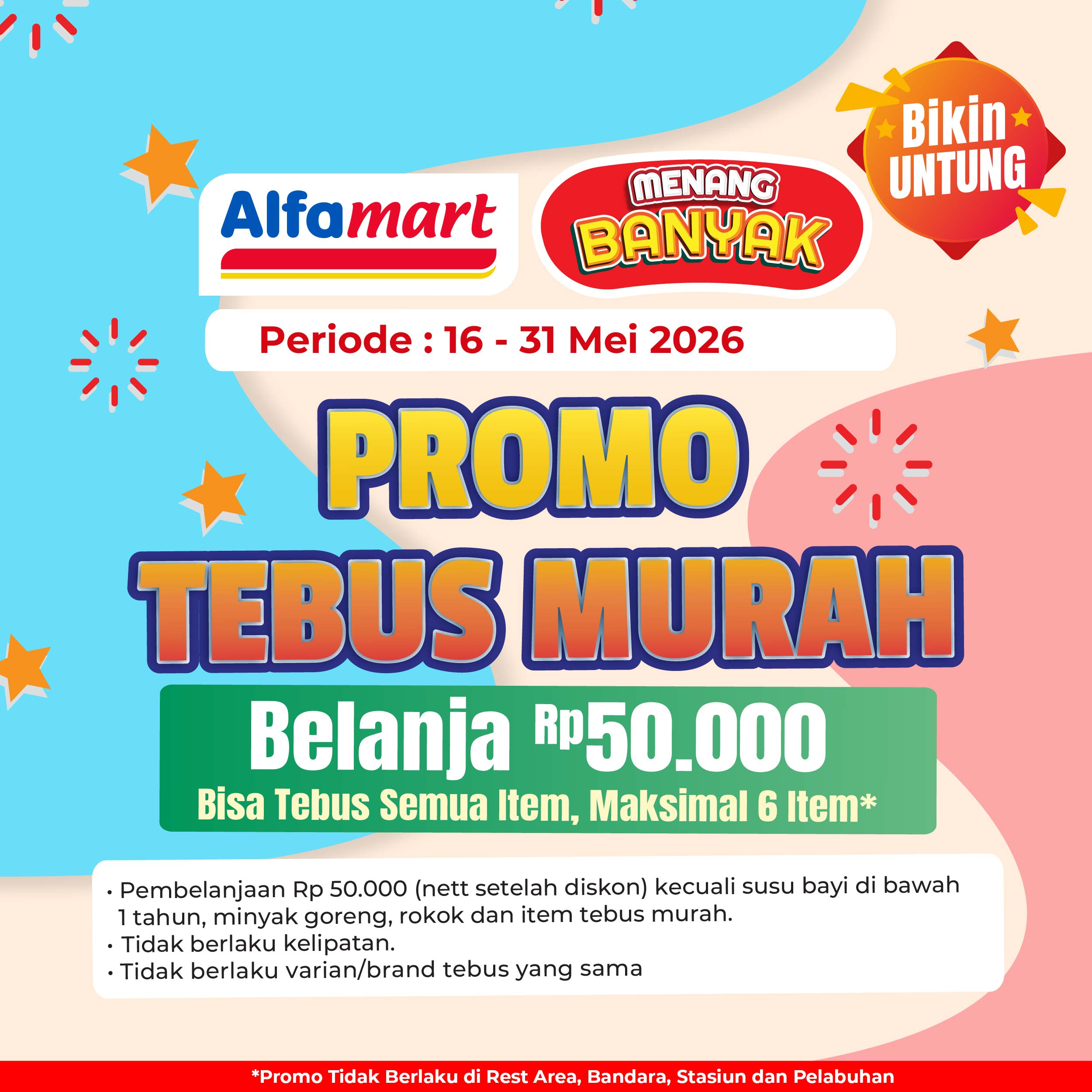 Banner TEBUS MURAH Alfamart