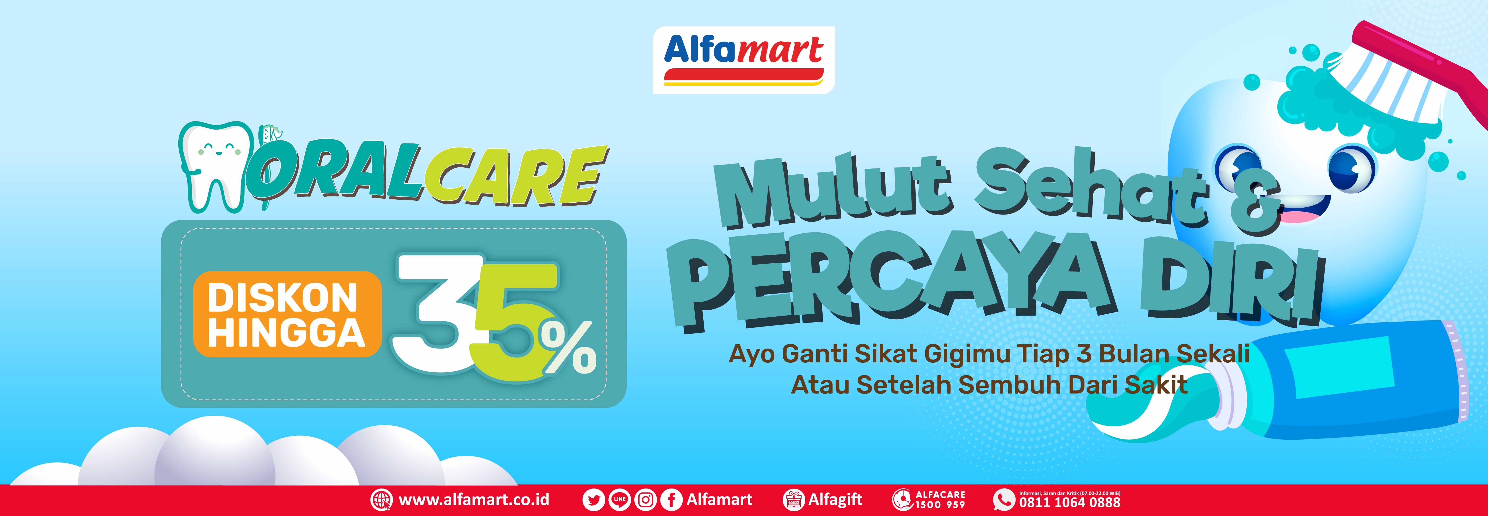 Banner promo ORAL CARE FAIR Alfamart