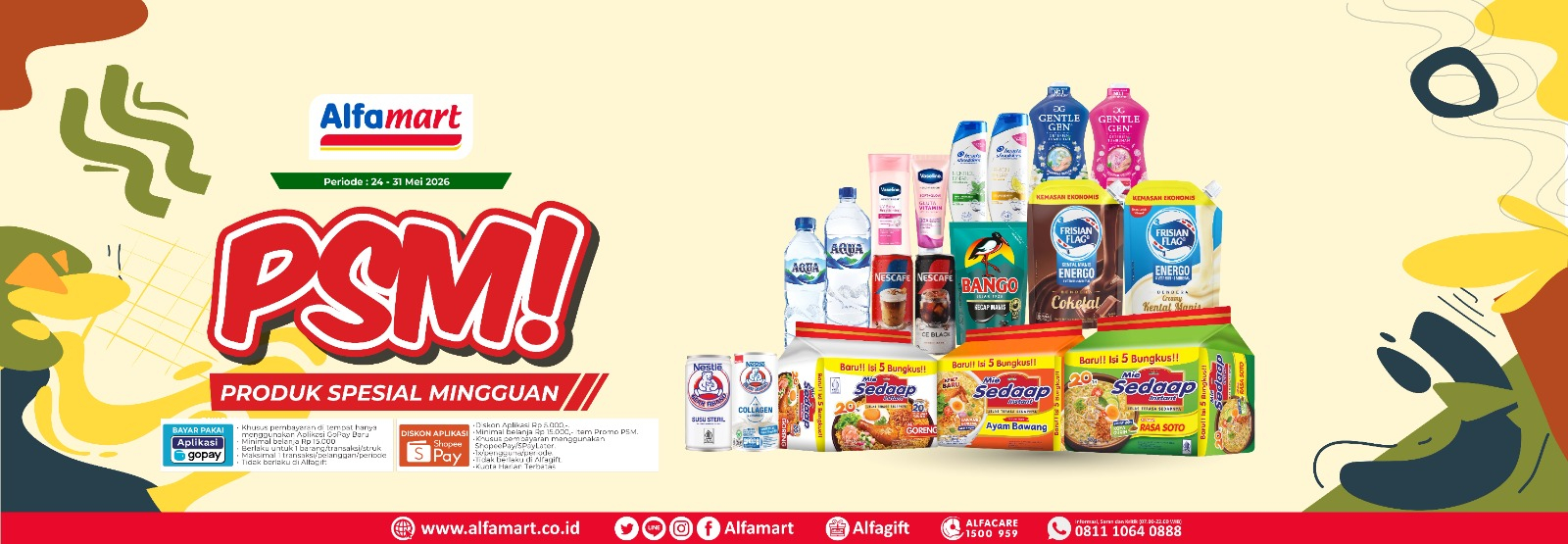 Banner promo PSM (ED.GANJIL) Alfamart