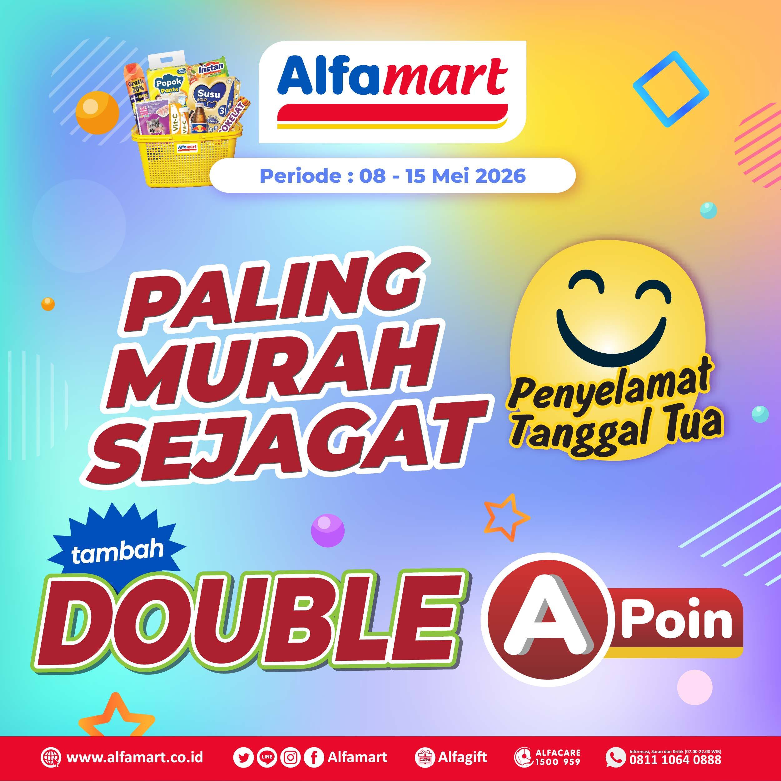 Banner Double Poin Alfamart