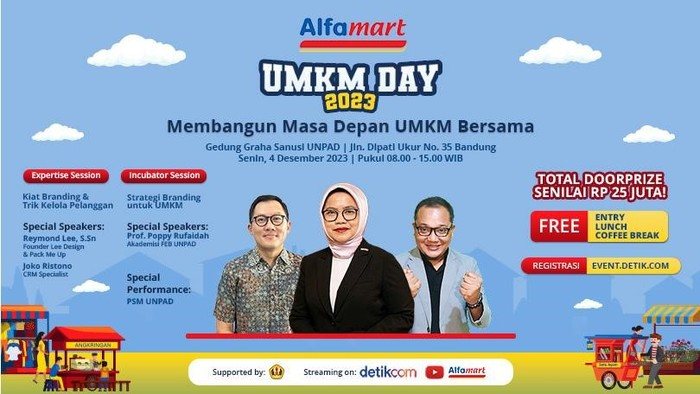 News Banner Pelaku Usaha Diharap Merapat, 4 Desember 2023 Ada UMKM Day Alfamart!