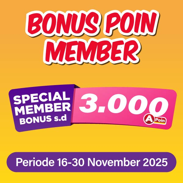 Banner Bonus Poin Member Alfamart Alfamart