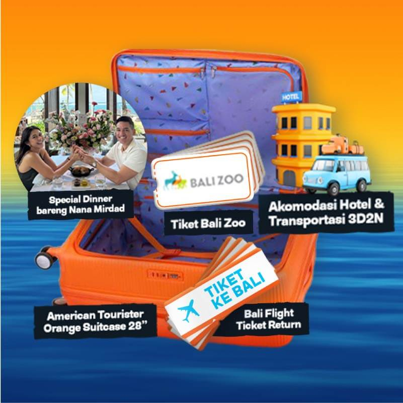 Icon reward Paket Liburan ke Bali untuk 4 Orang Keluarga