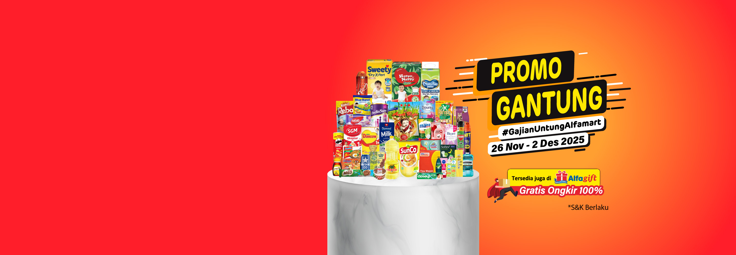 Desktop version banner Promo Gantung Alfamart