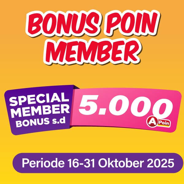 Banner Bonus Poin Member Alfamart Alfamart