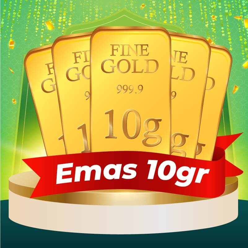 Icon reward Emas Logam Mulia 10 g