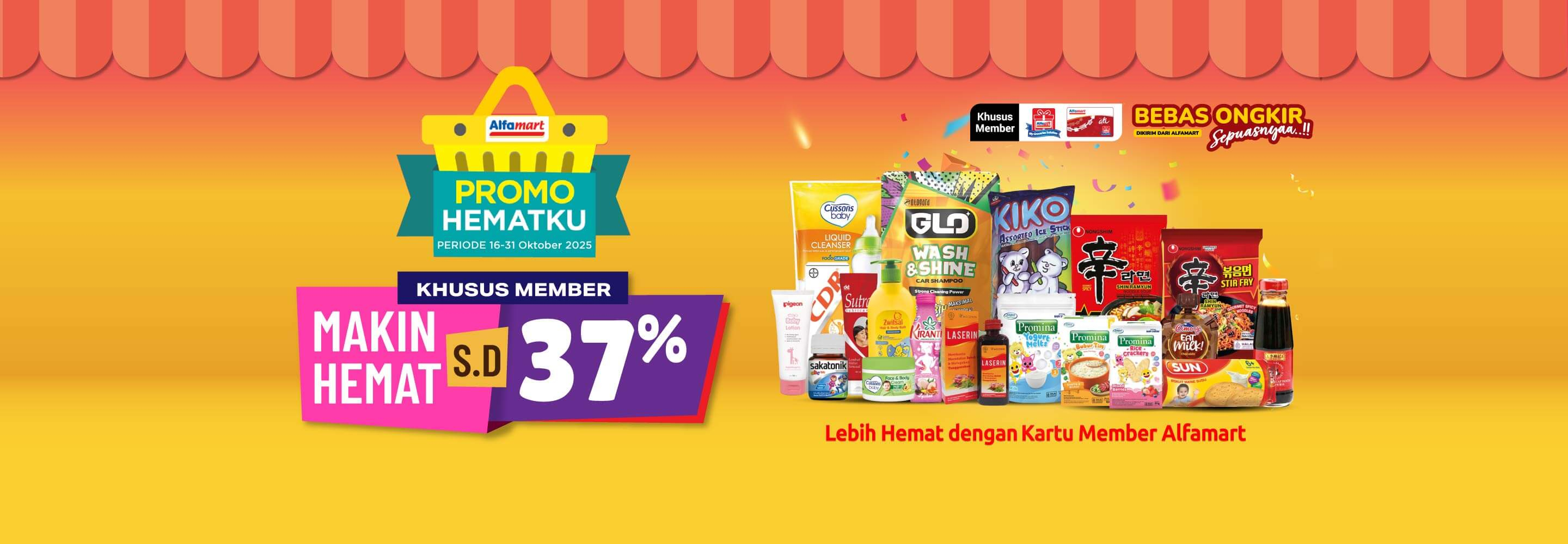Banner promo Promo Member Hematku Alfamart