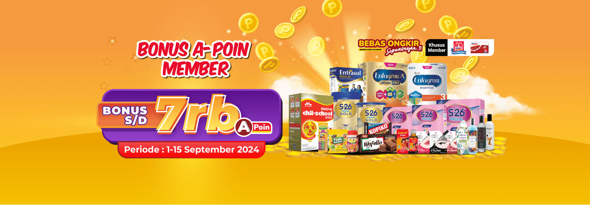 Promo Bonus Poin Member Alfamart Alfamart