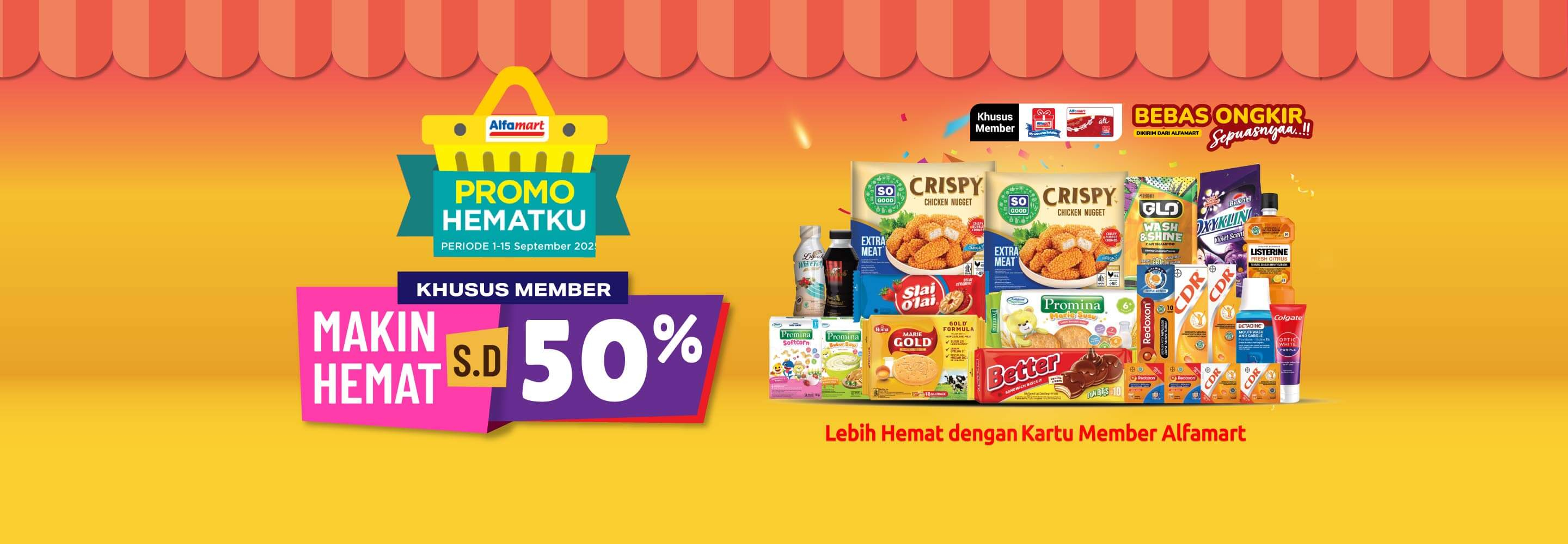 Banner promo Promo Member Hematku Alfamart